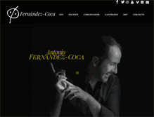 Tablet Screenshot of fernandezcoca.com